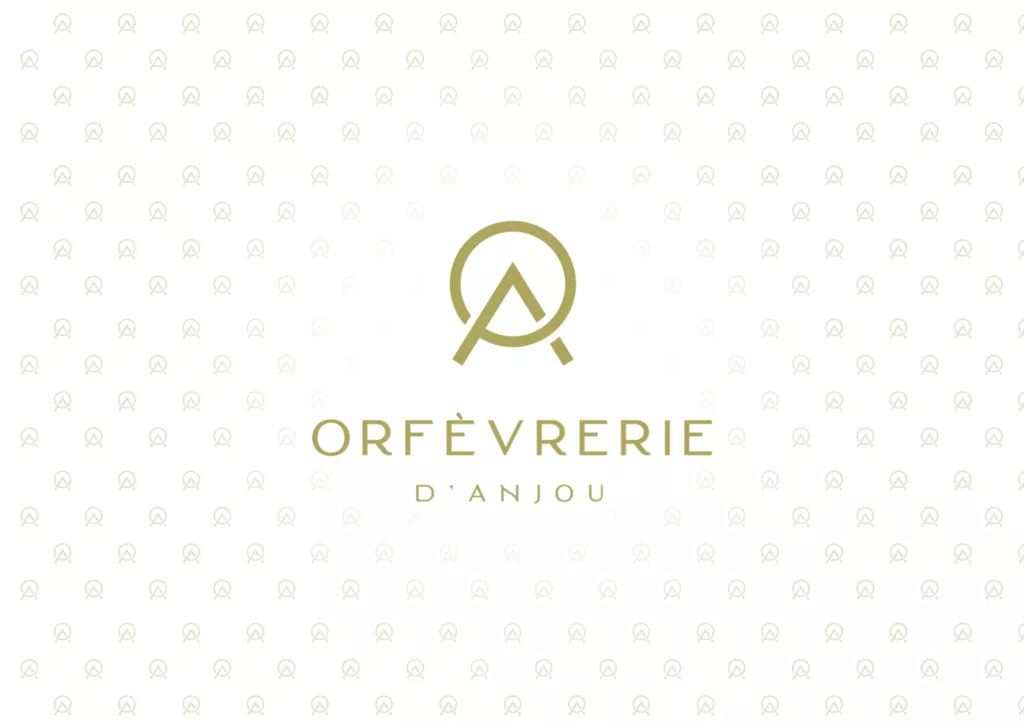 Identité visuelle orfèvrerie d'anjou agence de communication luxe
