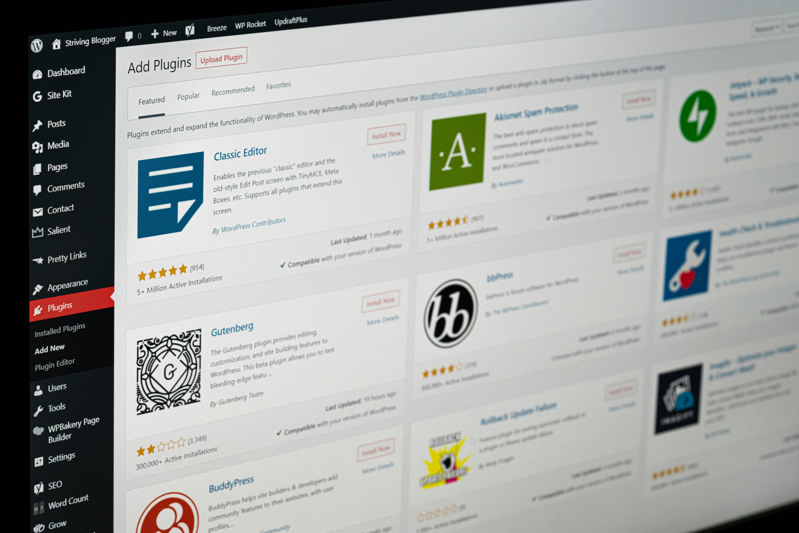 maintenance WordPress